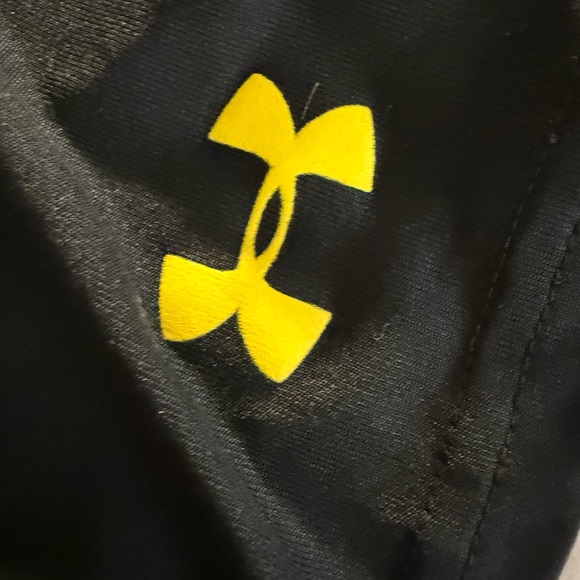 ⭐️ 3/$20 Under Armour Men's Black Pittsburgh Steelers T-Shirt NFL combine sz L - Picture 4 of 5